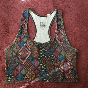 Crop top with designs